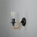Axya Country Rope Wall Lamp for Retro Living Room Decor