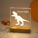 Axyaa Dinosaur Nightlight USB 3D Lamp Customized Name Kids Gift