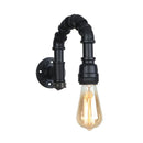 Axyaa Vintage E27 Water Pipe Wall Sconces, Steampunk Design for Hallway, Basement