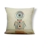 Axyaa Retro Record Camera Pillow Cover - 45X45CM