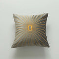 Axyaa Velvet Embroidery Cushion Cover 45x45cm - Durable Home Decor for Sofa Bed
