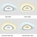 Axyaa Triangle LED Ceiling Lights - Modern Acrylic Lamparas de Techo Fixtures