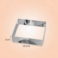 Axyaa Stainless Steel Tiramisu Mousse Cake Mold Kitchen Baking Tools