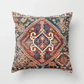 Axyaa Ethnic Style Short Plush Pillow Cover - Chinese Printing Sofa Cushion Cover