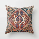Axyaa Ethnic Style Short Plush Pillow Cover - Chinese Printing Sofa Cushion Cover