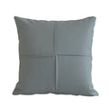 Axyaa Faux Leather Cushion Cover 45x45cm Ivory Green Orange Brown Coral for Home Decor