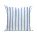 Axyaa Navy Blue Stripes Throw Pillow Cover - 45X45CM Decorative Cushion for Home