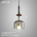 Axyaa Nordic LED Glass Pendant Lights for Bedroom Living Room Bar Cafe