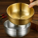 Axyaa Stainless Steel Ramen Bowl Set Kitchen Utensils Double Layer Anti-Scald Bowls