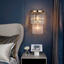Axyaa Crystal Wall Lamp: Nordic Influencer-Style Light Luxury for Bedroom and Aisle Decor