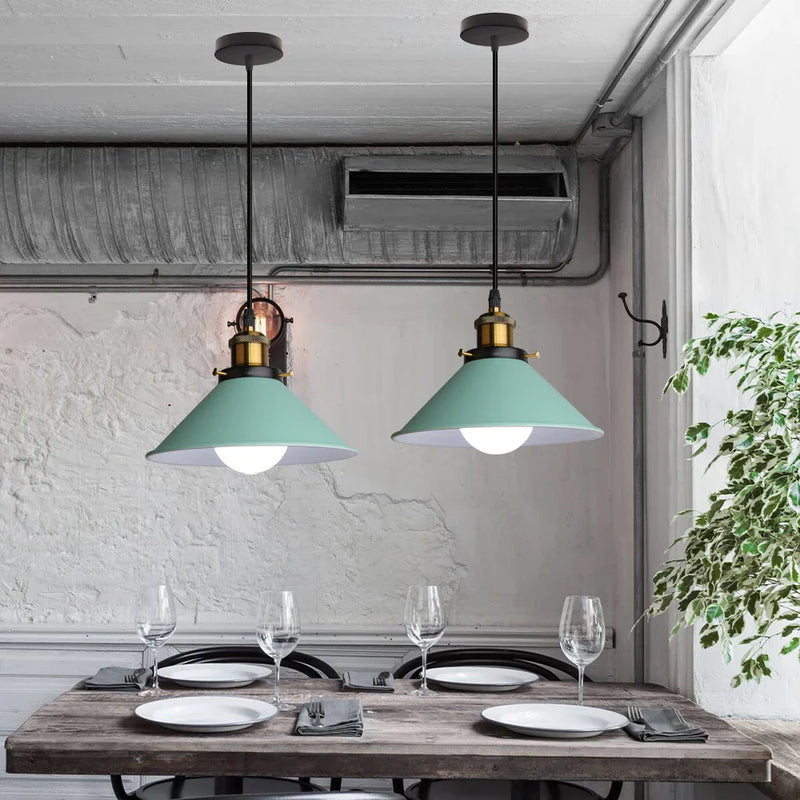 Axya Industrial Pendant Lights: Modern Retro Loft Hanging Lamp for Home Living Room Kitchen Decor