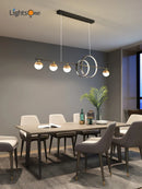 Axya Nordic Rectangular Dining Table Pendant Lamp