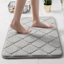 Memory Foam Bath Mat by Axyaa | Super Absorbent Bathroom Rug | Soft & Quick Dry