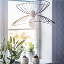 Axyaa Postmodern Ray Metal Pendant Light in Gold, Black, and Silver