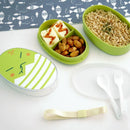 Axyaa Cartoon Kids Bento Box 700ml Double Layer Fruit Container