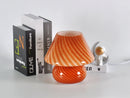 Nordic Glass Desk Lamp by Axyaa: Colorful LED Table Light for Bedroom