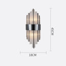 Axyaa Crystal Wall Lamp for TV Background, Living Room, Dining, Bedroom - Modern LED Lighting