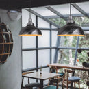 Axya Industrial Pendant Light: Retro Loft Lampshade for Living Room, Bar - Vintage Style