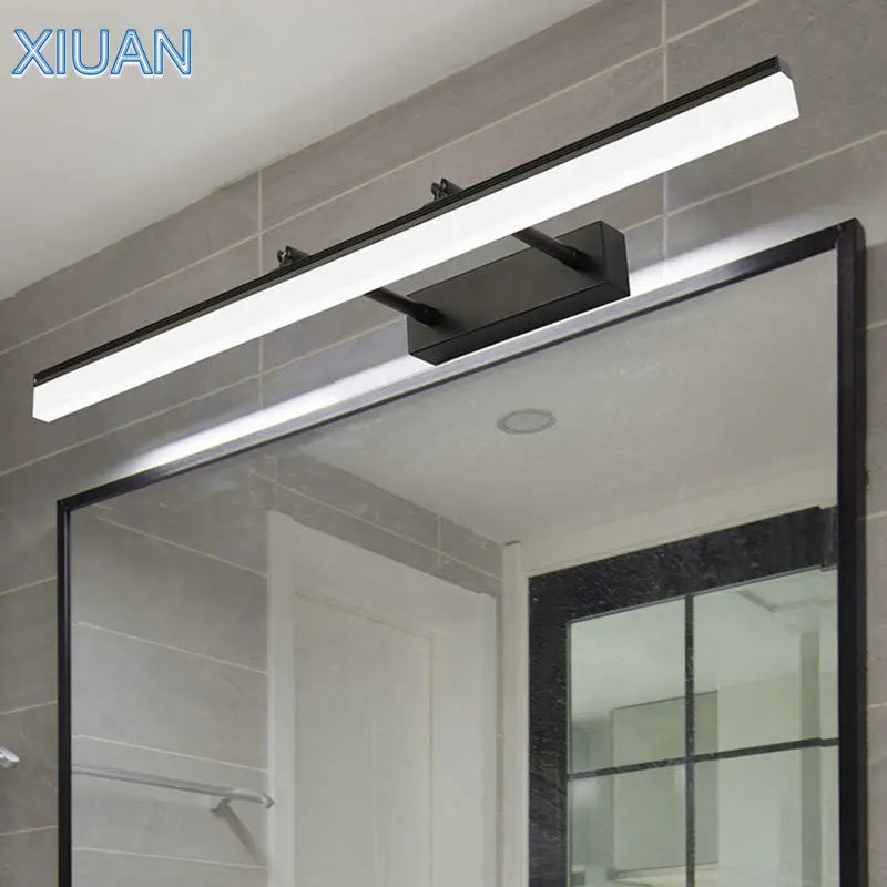 LED Bathroom Wall Light Axyaa Dimmable Mirror Wall Light Silver Gold Black White