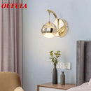 Axyaa Crystal LED Wall Sconce Modern Decorative Lamp for Home Bedroom