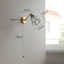 Axyaa Green Glass LED Wall Lights with Pull Chain Switch, Up and Down Adjustable