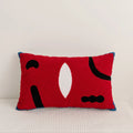 Axyaa Abstract Embroidered Cushion Cover 45x45cm/30x50cm for Living Room Sofa