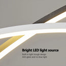 Axyaa Modern LED Chandelier Strip for Dining Room and Living Room