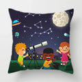 Axyaa Space Dream Decorative Sofa Cushion Cover Alien Astronaut Throw Pillows