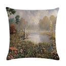 Axyaa Countryside Scenery Cushion Cover, for Stylish Sofa Decor