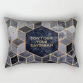 Axyaa Rectangle Lumbar Cushion Cover for Home Sofa Decoration