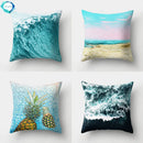Axyaa Pineapple Ripples Cushion Cover Home Decor Throw Pillow Case 45x45cm