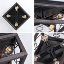 Axyaa Industrial Style Wood Art Ceiling Lamp for Living Room, Bedroom, Dining Room