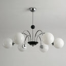 Axyaa Glass Ball Chandelier - Luxury Nordic Design for Living Room Lighting