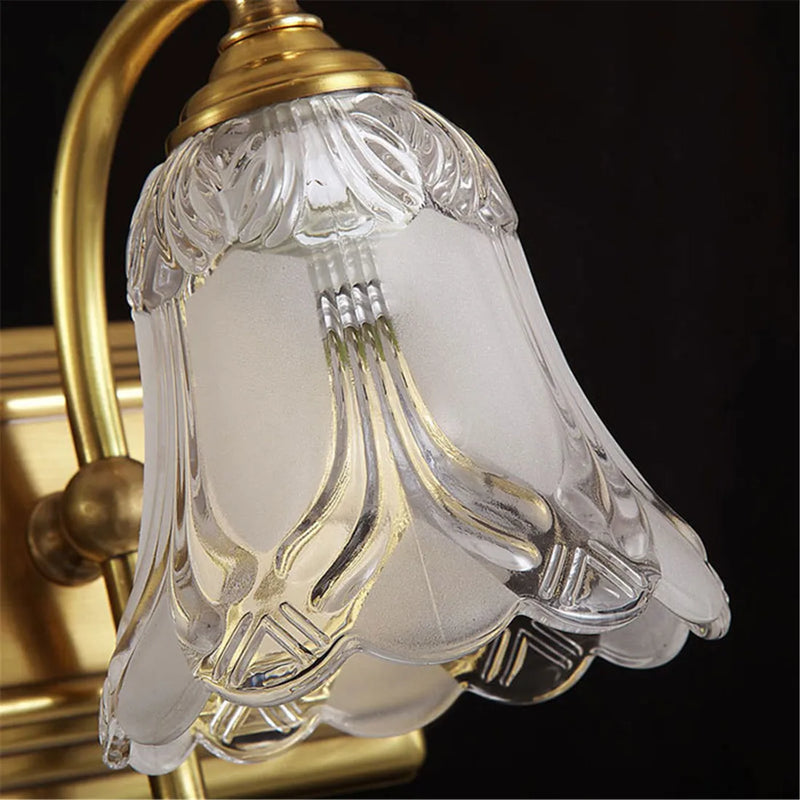 Axyaa Clear Cognac Glass Shade Replacement for Ceiling Fan and Wall Fixtures