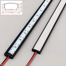 Axyaa U-Shape LED Bar Strip Light, Aluminum Profile, Milky/Black/Clear Cover, Under Cabinet Lighting