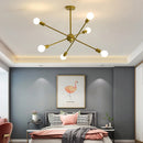 Axyaa Industrial Sputnik Chandelier Light for Home Living Room Bedroom
