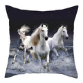 Axyaa Galloping Horse Cushion Cover 45X45CM for Bedroom Sofa Chair