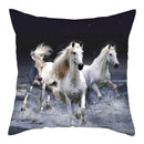 Axyaa Galloping Horse Cushion Cover 45X45CM for Bedroom Sofa Chair