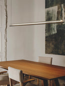 Axya Scandinavian Minimalist Long Chandelier Office Lampshade Flat Lamp
