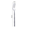 Axyaa Stainless Steel Bamboo Handle Cutlery Set - Western Tableware
