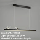 Axyaa Modern Gold Coffee Black Butterfly Chandelier with Rings Home Lighting