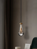 Axya Modern Crystal Pendant Light - Elegant, Minimalist Design for Home, Restaurant, Bar