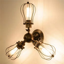 Axyaa Industrial Vintage Ceiling & Wall Lights: Metal Iron Cages for Living Room & Bedroom
