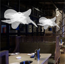 Axyaa Nordic White Chandeliers: Minimalist Italian Design for Bar, Cafe & Home Lighting