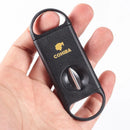 Axya Stainless Steel Cigar Cutter - Sharp Guillotine V-Cut Clipper
