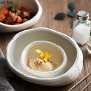 Axya Ceramic Dinner Bowl Set for Home Restaurant Hotel Snacks & Sauces