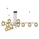 Axyaa Glass Ball Chandelier Ceiling Lights for Home Indoor Lighting