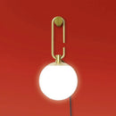 Axya Three-Head Glass Ball Pendant Lamps Nordic Style Restaurant Cafe Bar