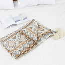Axyaa Textile City Retro Decor Blanket: Knitted Throw & Bedspread, 130x200cm