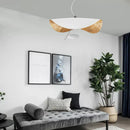 Axyaa Lederam Manta Pendant Lamp: Industrial Retro Design, White/Black